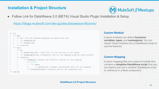 Dataweave Libraries and ObjectStore | PPTX