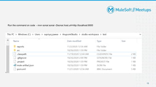 15
Run the command on code - mvn sonar:sonar -Dsonar.host.url=http://localhost:9000
 