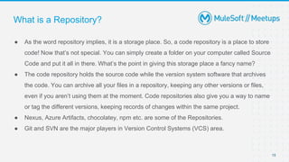 15
● As the word repository implies, it is a storage place. So, a code repository is a place to store
code! Now that’s not...