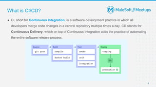 5
● CI, short for Continuous Integration, is a software development practice in which all
developers merge code changes in...