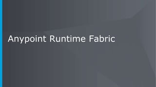 Anypoint Runtime Fabric
 