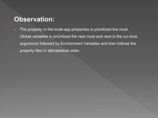 Mule system properties | PPT