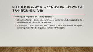 Mule TCP Component | PPTX