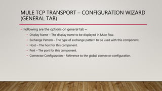 Mule TCP Component | PPTX