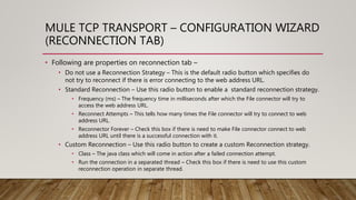 Mule TCP Component | PPTX