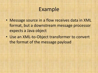 Mule transformers | PPTX | Programming Languages | Computing