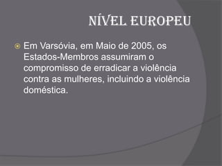 Os objectivos passam por:Conhecer os números dos homicídios, em consequência, da violência doméstica;Identificar o historial da vítima;Compreender os percursos de resistência e/saída das vítimas da relação violenta e identificar o que falhou;Conhecer  a forma como a jurisprudência trata os casos.