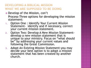 Mulphurs. chapter 4 developing a bibical mission rev. su 14(1) | PPTX
