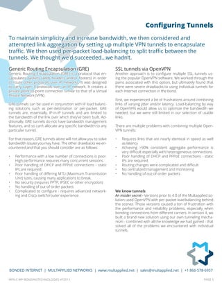 Multapplied Networks - Bonding and Load Balancing together in Bonded ...