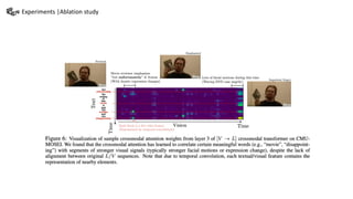 Experiments |Ablation study
 
