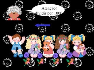 Atenção! dividir por 1000. 8 6 2 4 0 