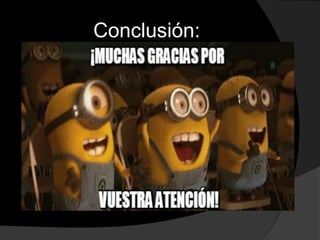 Conclusión:
 Los hipermedios han revolucionado la
forma en que los lectores acceden y usan
la información. La lectura no-secuencial e
impredecible por parte de los usuarios
plantea un nuevo reto para los
autores/diseñadores: crear
hiperdocumento usables realizando
siempre un diseño centrado en el usuario
previa planificación de una arquitectura de
la información coherente y útil.
 