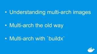 Virtual Meetup Docker + Arm: Building Multi-arch Apps with Buildx