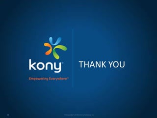 © Copyright 5/3/2013 Kony Solutions, Inc16 © Copyright 5/3/2013 Kony Solutions, Inc16
THANK YOU
 