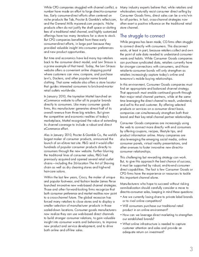 Multi-Channel Strategies for CPG Companies