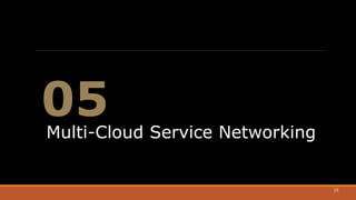 15
Multi-Cloud Service Networking
05
 