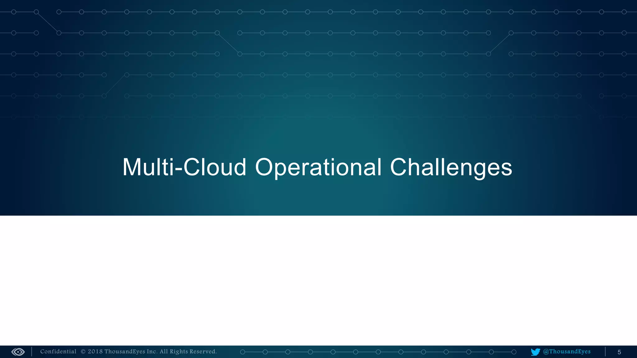 @ThousandEyes
Multi-Cloud Operational Challenges
 