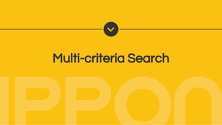 Multi-criteria Search
 
