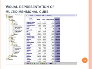 VISUAL REPRESENTATION OF
MULTIDIMENSIONAL CUBE




                           16
 