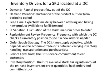 Multi echelon inventory optimization | PPTX