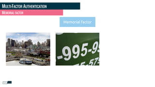 MULTI-FACTOR AUTHENTICATION
MEMORIAL FACTOR
Memorial factor
 