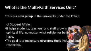 Inclusive Multi-Faith Services at JRMSU Katipunan Campus: Supporting ...