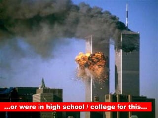 …or were in high school / college for this…