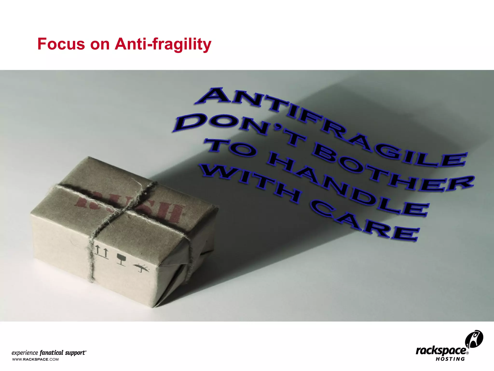 Focus on Scaling Out

11

 