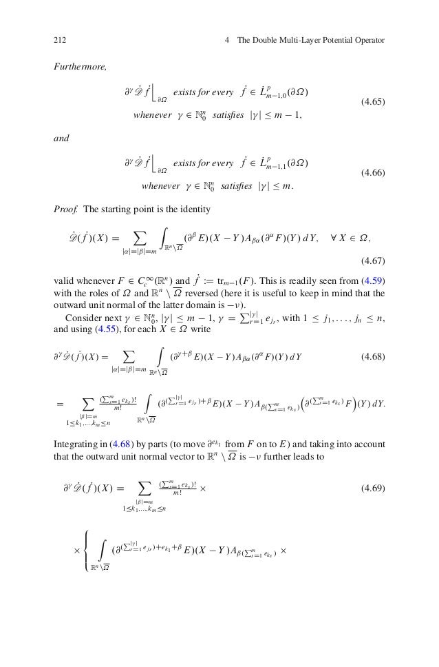 Multi Layer Potentials And Boundary Problems