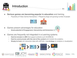 Multi-level game learning analytics for serious games - VSGames 2018 | PDF
