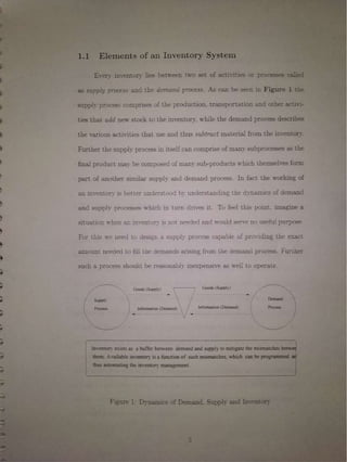 Multi location inventory models