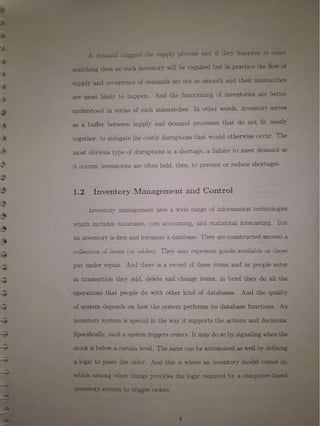 Multi location inventory models