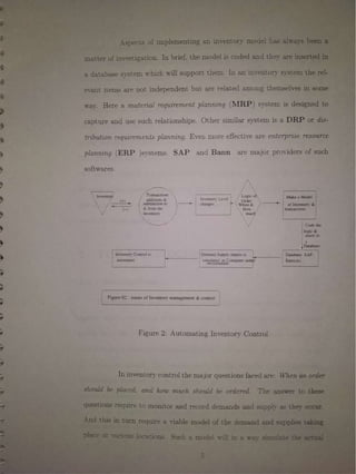 Multi location inventory models