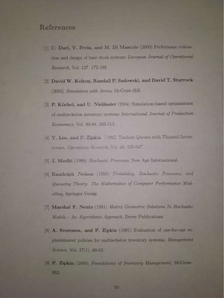 Multi location inventory models