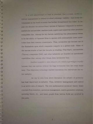 Multi location inventory models