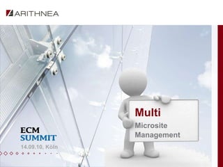 Multi
                 Microsite
                 Management
14.09.10, Köln
 