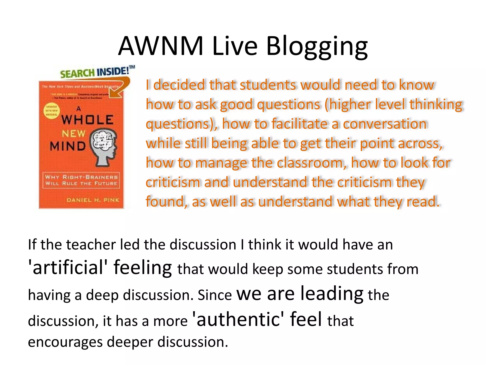 Learning is a Multi Modal Conversation