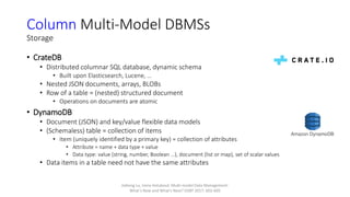 Multi-model database | PDF