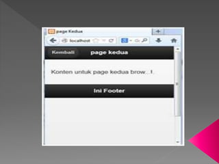 Multi page jquery mobile | PPTX