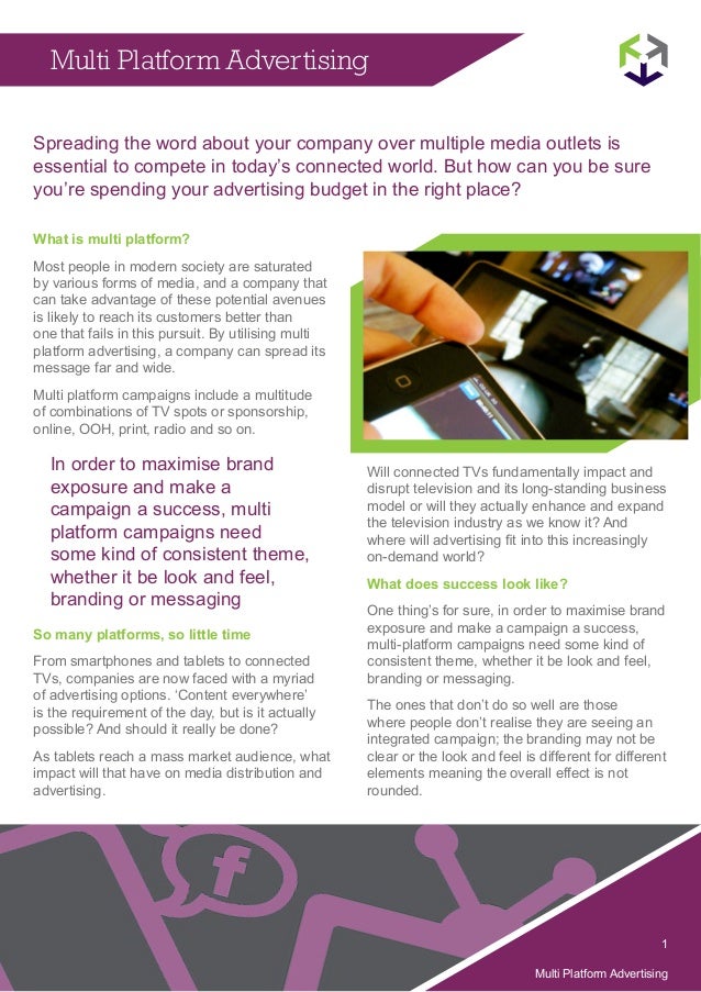 Multi Platform Advertising