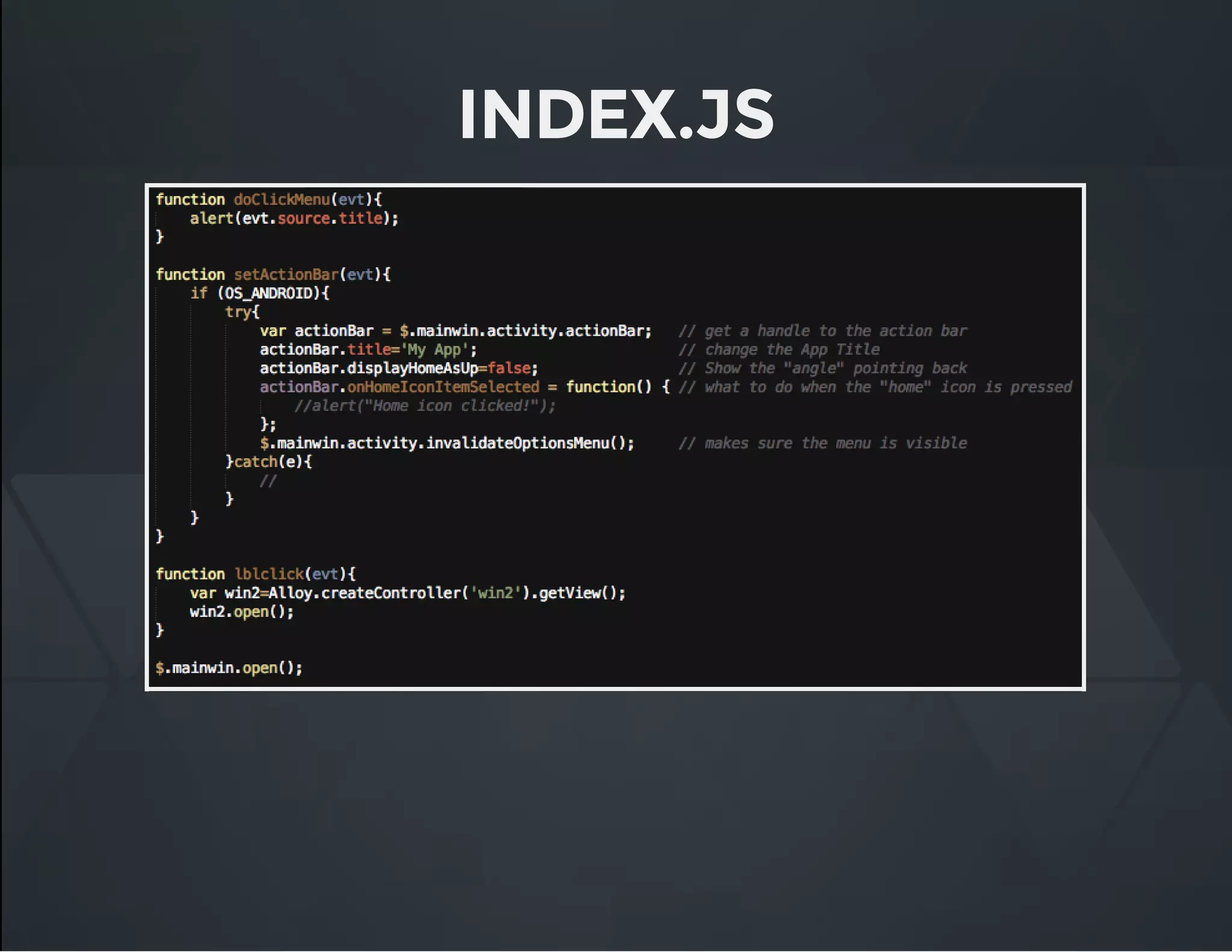 INDEX.JS
 