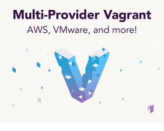 Multi-Provider Vagrant
AWS, VMware, and more!
 