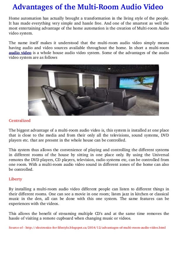 multiroom audio video