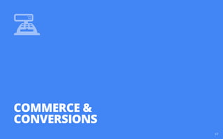 COMMERCE & 
CONVERSIONS 
17 
 