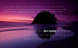 Our senses inform our understanding of our surroundings.
From the sight of a setting sun, to the feeling of sand between o...