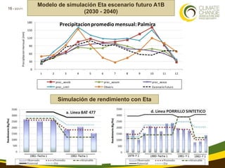 Using multi-site experimental data for seasonal forecasting and future conditions of crop yield