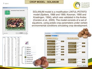 Using multi-site experimental data for seasonal forecasting and future conditions of crop yield