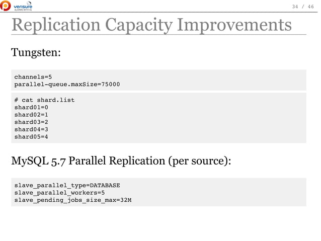 Multi Source Replication With MySQL 5.7 @ Verisure | PPT | Free Download
