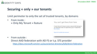Tenant Defederation Multi-Tenant Identity and Azure Resource Governance - Identity Days ...