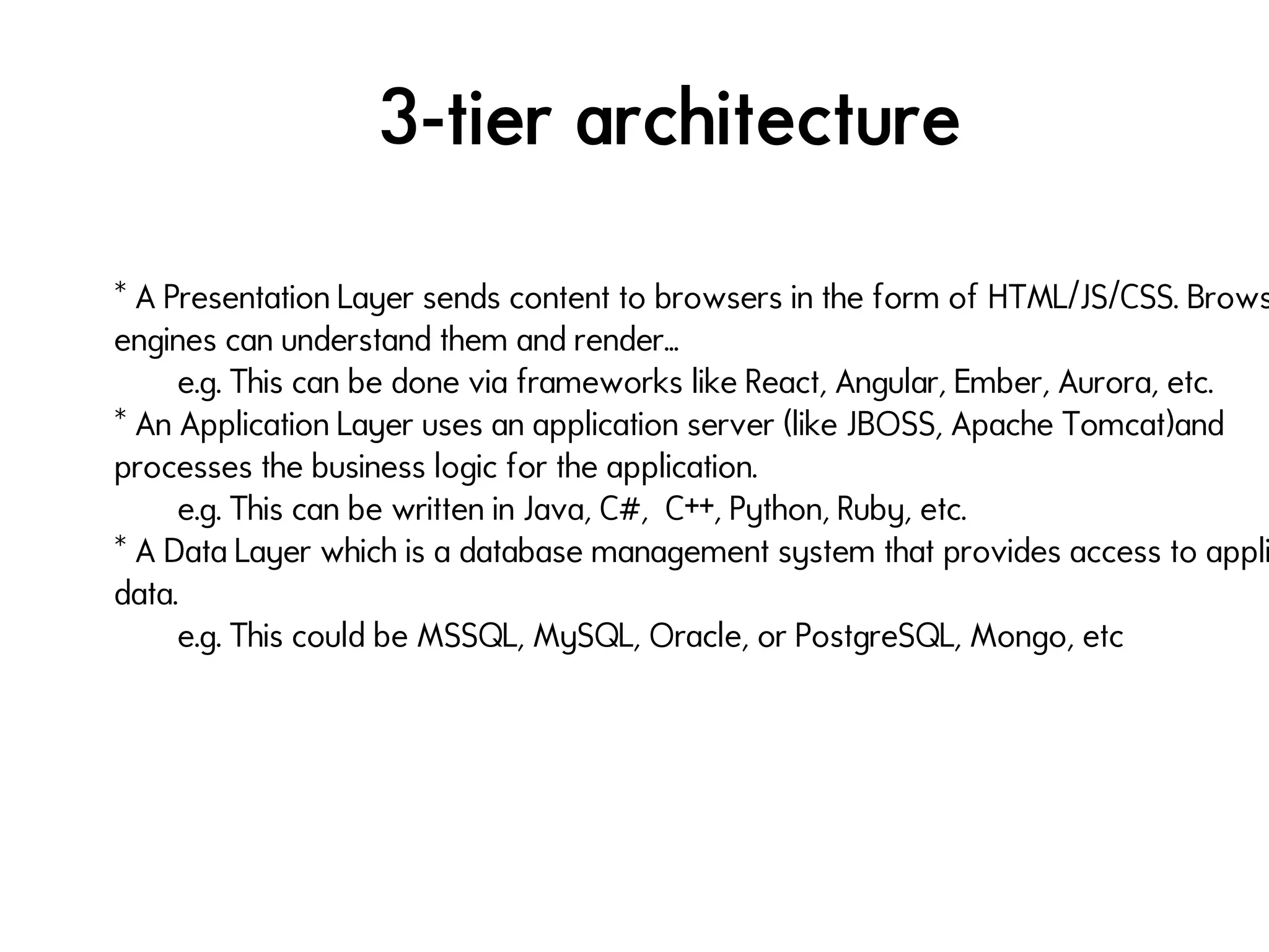Multi-tier Designs in Software | PPT